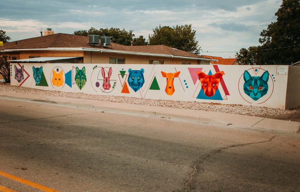 Faces on the Fence Mural